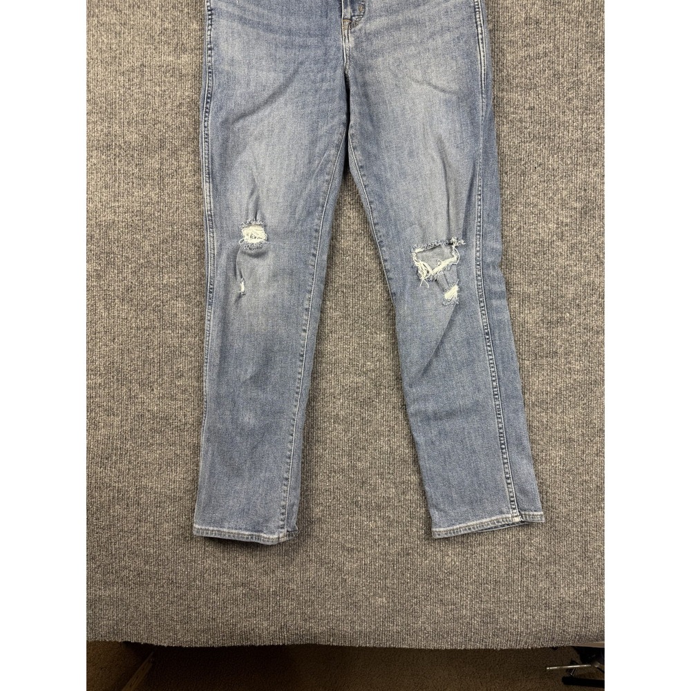 J Crew Jeans Womens 29 Blue‎ High Rise Classic Vintage Distressed Denim Pants - Picture 3 of 14